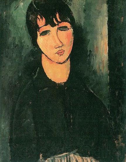 Amedeo Modigliani Das Dienstmadchen Norge oil painting art